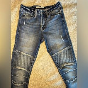 Used KanCan Biker Blue Jeans